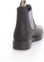 Blundstone Zwarte Leren Enkellaarzen met Marineblauwe Zijelastieken Black - Thumbnail 9