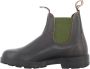 Blundstone Stiefel Boots #519 Stout Brown Leather with Olive Elastic (500 Series)-12UK - Thumbnail 40