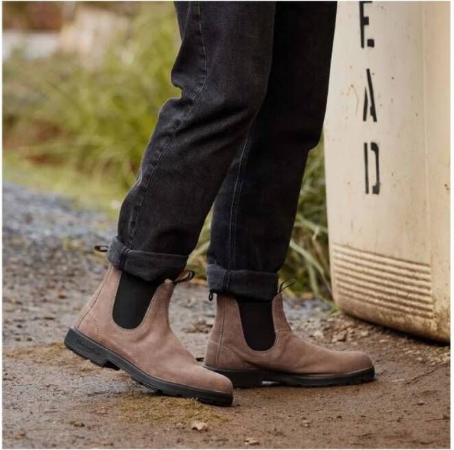 Blundstone Stijlvolle Enkellaarzen Gray Heren