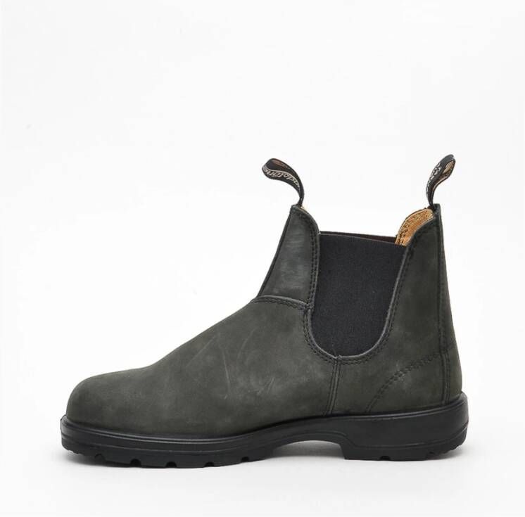 Blundstone Zwarte Grijze Leren Beatles Laarzen Black Dames