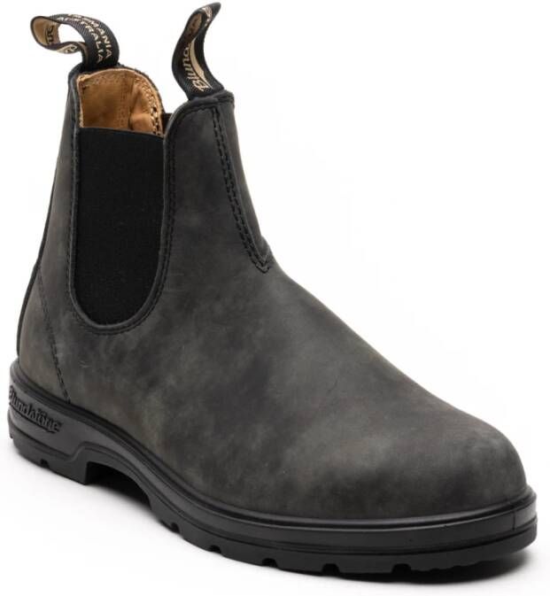 Blundstone Zwarte Leren Enkellaarzen Black Dames