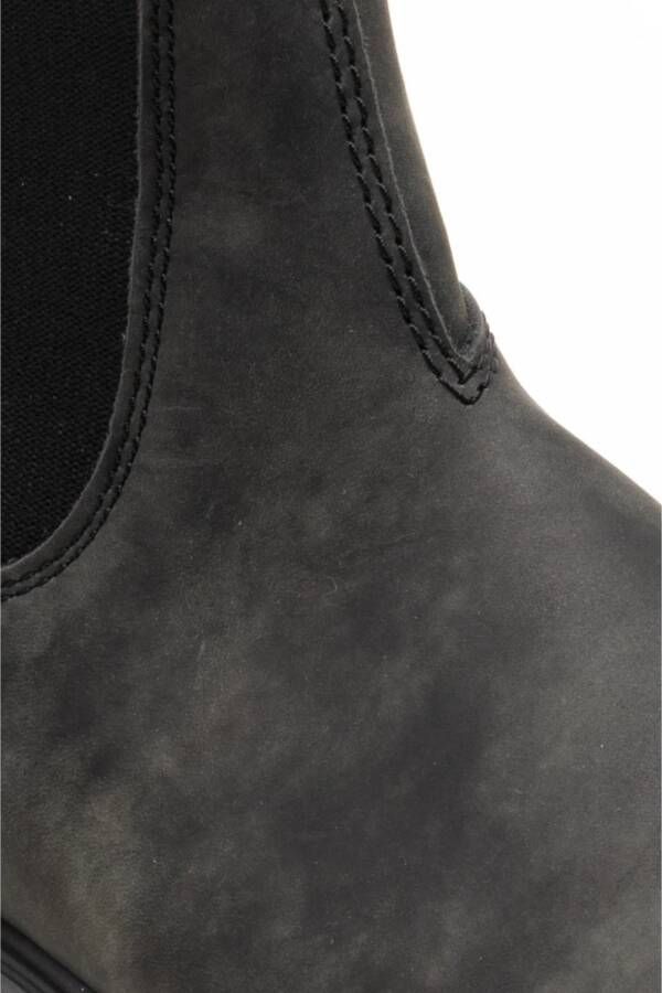 Blundstone Zwarte Leren Enkellaarzen Black Dames