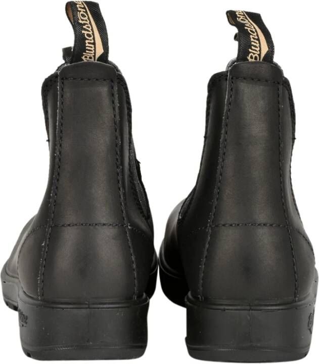 Blundstone Zwarte Leren Glitter Enkellaarzen Black Dames