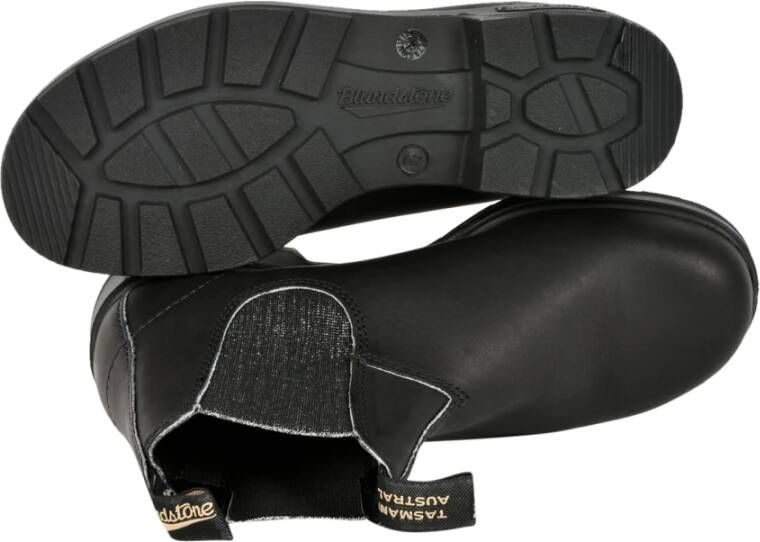 Blundstone Zwarte Leren Glitter Enkellaarzen Black Dames