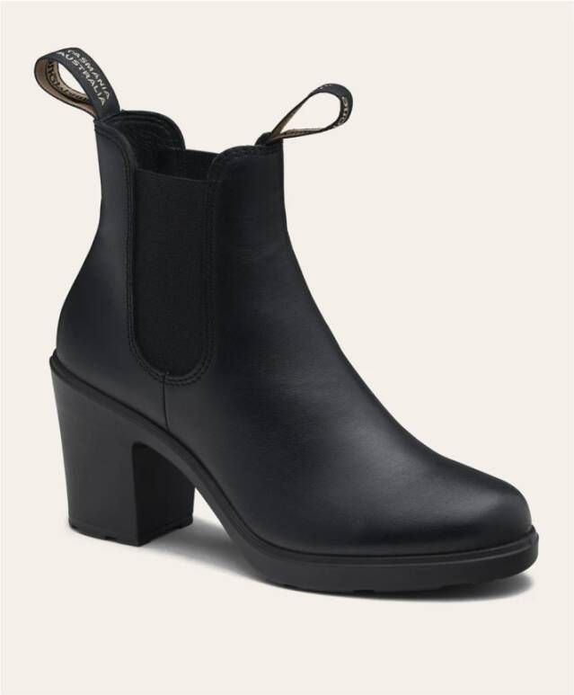 Blundstone Zwarte Leren Unisex Laarzen Black Dames