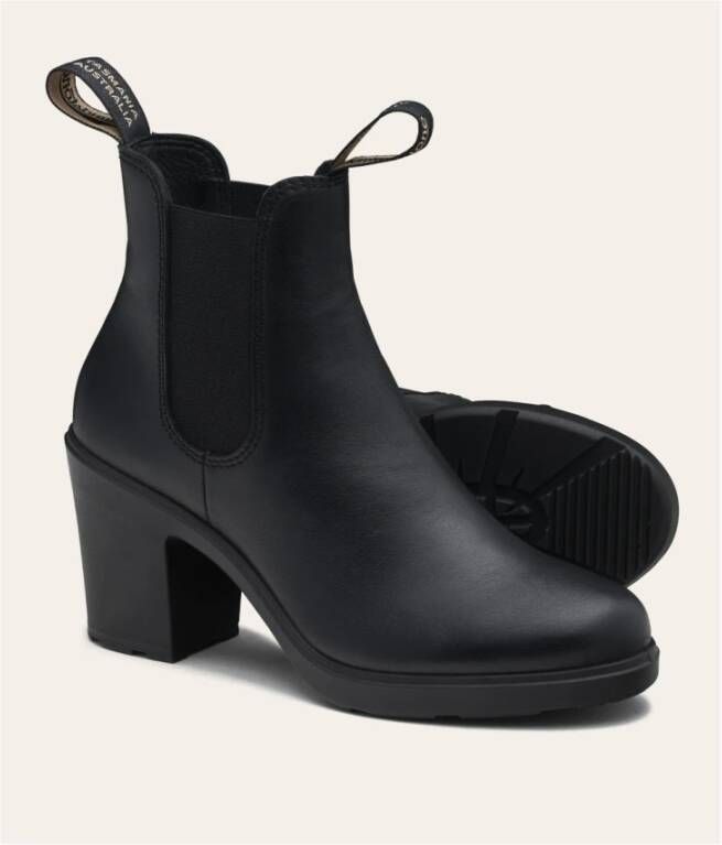 Blundstone Zwarte Leren Unisex Laarzen Black Dames