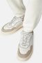 Boggi Milano Leren en fluwelen sneakers White Heren - Thumbnail 5