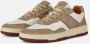 Boggi Milano Leren Sneakers Beige Heren - Thumbnail 3