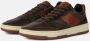 Boggi Milano Leren Sneakers Brown Heren - Thumbnail 4