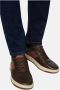 Boggi Milano Leren Sneakers Brown Heren - Thumbnail 6