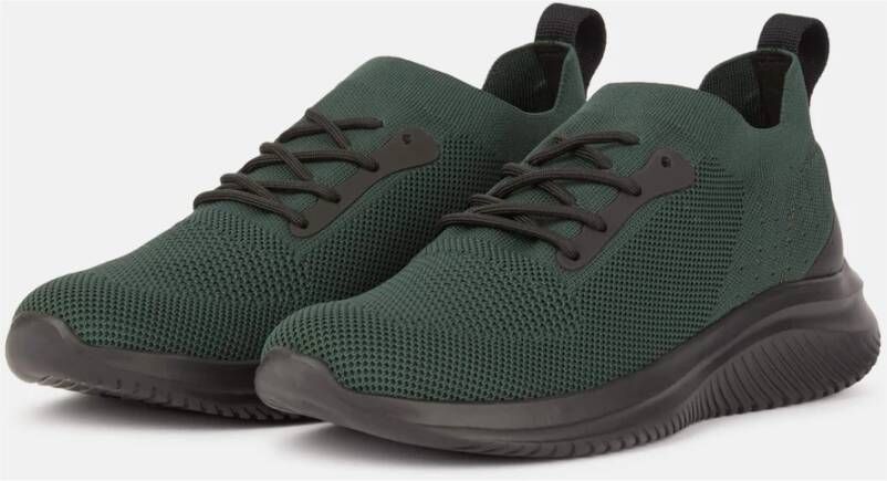 Boggi Milano Techincal Fabric Sock Sneakers Green Heren