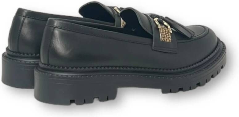 Borbonese Stijlvolle Mocassins voor Heren Black Dames