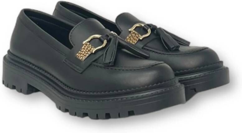 Borbonese Stijlvolle Mocassins voor Heren Black Dames