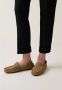Borbonese Suede Car Loafers Beige Dames - Thumbnail 2