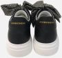 Borbonese Zwarte Sneakers met Logoveters Black Dames - Thumbnail 4