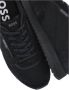 Boss Black Zwarte Leren Sneakers Ronde Neus Logo Black Heren - Thumbnail 9