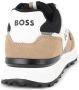 Boss Junior zwart wit kameel sneakers Black Dames - Thumbnail 5