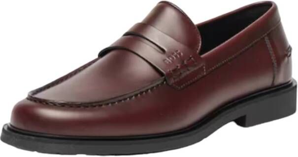 Boss Klassieke Loaferschoenen Red Heren