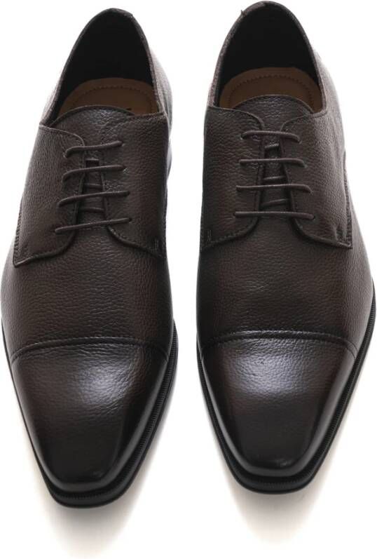 Boss Klassieke veterschoenen Brown Heren