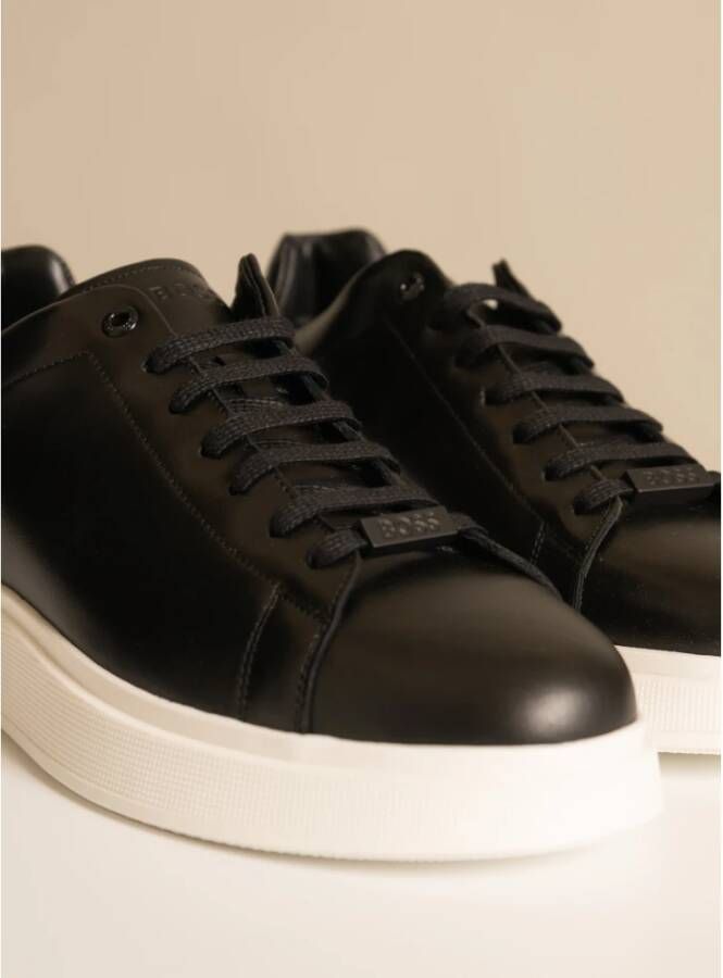 Boss Leren Sneaker van Black Heren