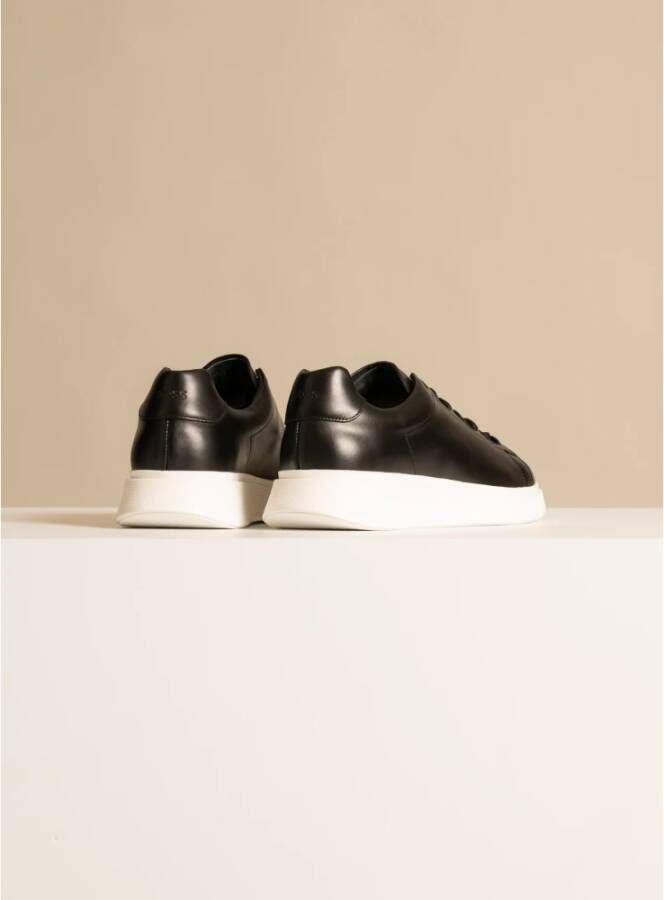 Boss Leren Sneaker van Black Heren