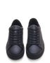 Boss Leren sneakers met veters contrastdetail Black Heren - Thumbnail 5