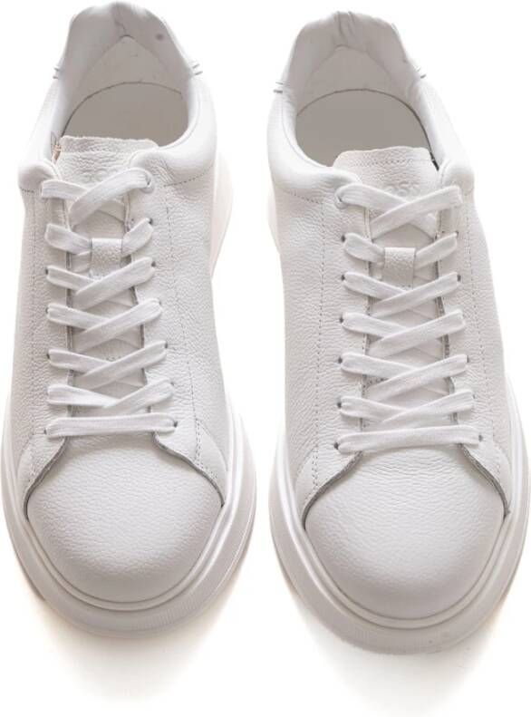 Boss Non-Slip Sneaker met Logo Zool White Heren