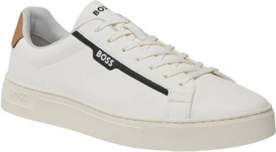 Boss Rhys Tenn Sneakers White Heren