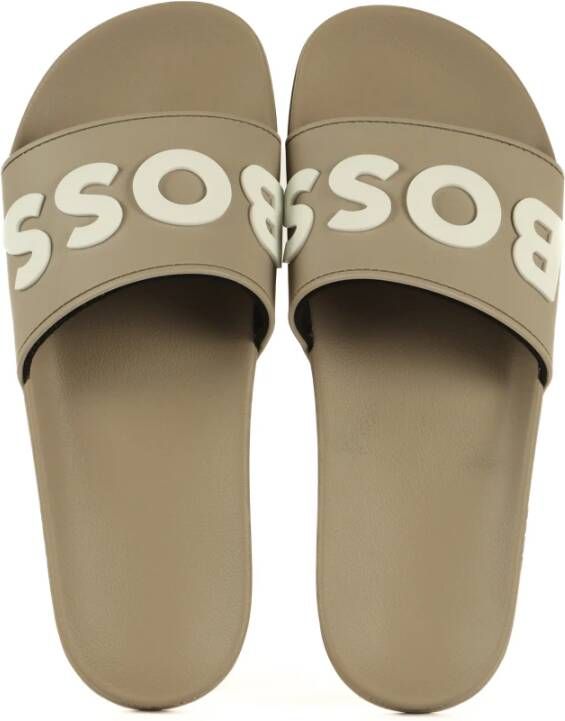 Boss Sliders Beige Heren