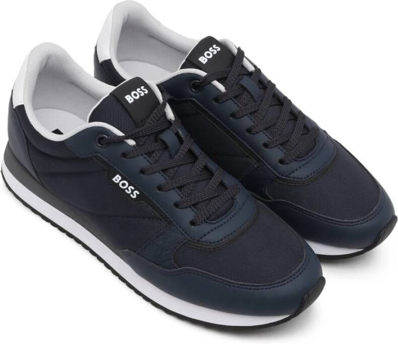 Boss Sportieve Lichtgewicht Sneakers Blue Heren