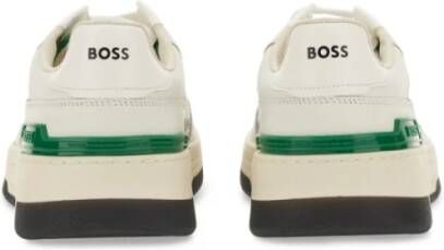 Boss Sportieve Sneakers met Rubberen Zool White Heren