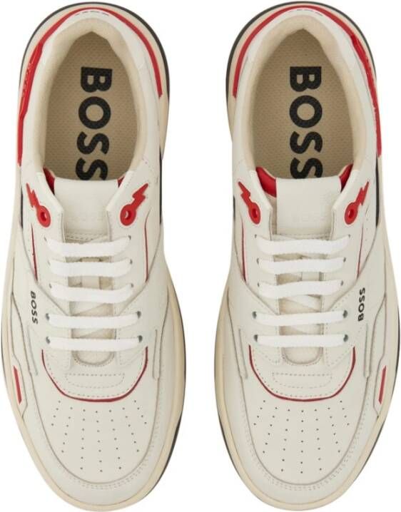 Boss Sportieve Sneakers voor Mannen White Heren