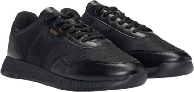 Boss Titanium Runn Sneakers Black Heren