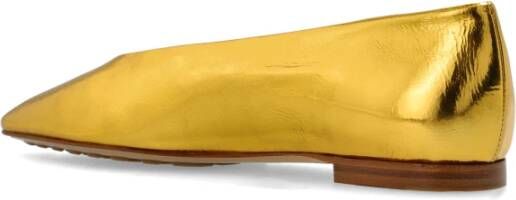 Bottega Veneta Ballerina's Sofia Yellow Dames