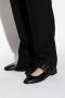 Bottega Veneta Zwarte platte schoenen met Intrecciato-detail Black Dames - Thumbnail 9