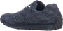 Bottega Veneta Blauwe Mesh en Suède Sneakers Blue Heren - Thumbnail 3