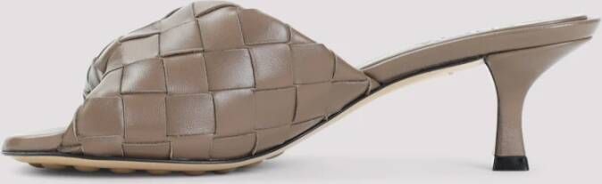 Bottega Veneta Blink Mules Pinecone Stijl Schoenen Brown Dames