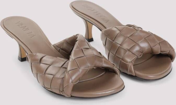 Bottega Veneta Blink Mules Pinecone Stijl Schoenen Brown Dames