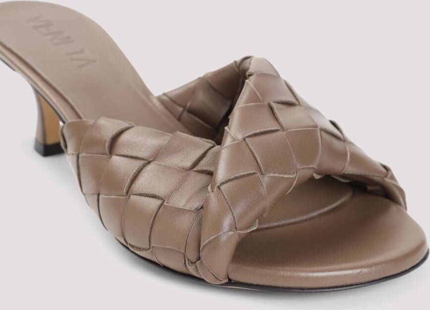 Bottega Veneta Blink Mules Pinecone Stijl Schoenen Brown Dames