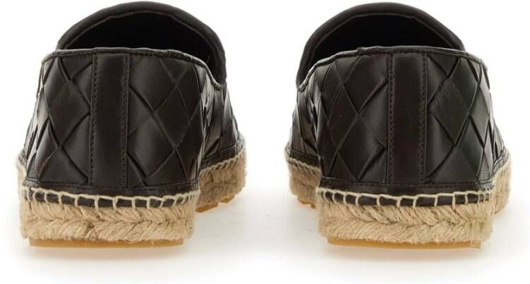 Bottega Veneta Bruine Leren Espadrilles Ss22 Brown Dames