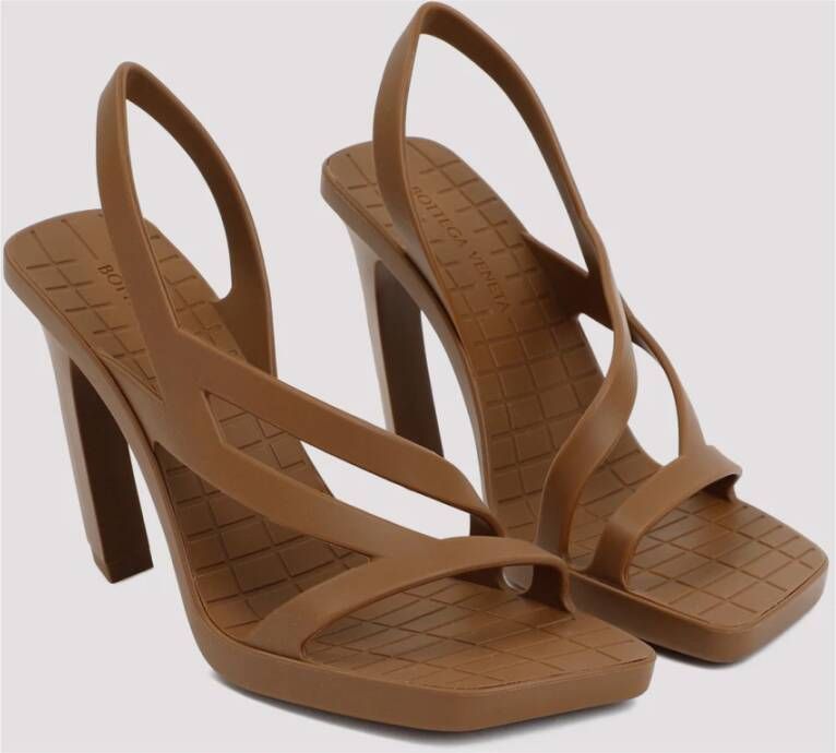 Bottega Veneta Bruine Slingback Sandalen Ss23 Brown Dames