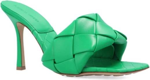 Bottega Veneta BV Lido heeled mules Groen Dames