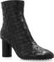 Bottega Veneta Gehakte enkellaarsjes Atomic Black Dames - Thumbnail 4