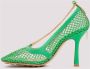 Bottega Veneta Groene Pumps met Kettingversiering Green Dames - Thumbnail 2