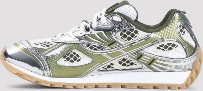 Bottega Veneta Groene Sneakers Stijlvol Aw24 Multicolor Dames