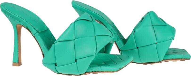 Bottega Veneta Leren sandalen voor warm weer Blauw Dames