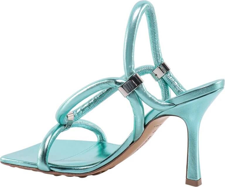 Bottega Veneta High Heel Sandals Blauw Dames