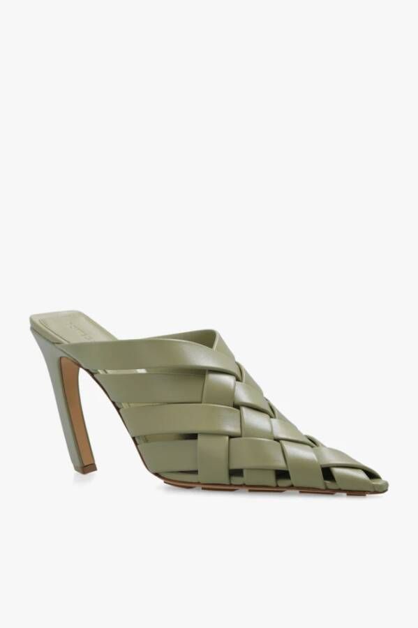 Bottega Veneta Alfie muiltjes Groen Dames