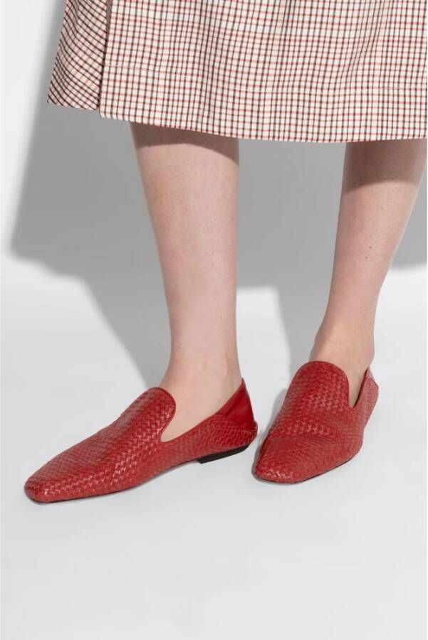 Bottega Veneta Instappers Adamo Red Dames