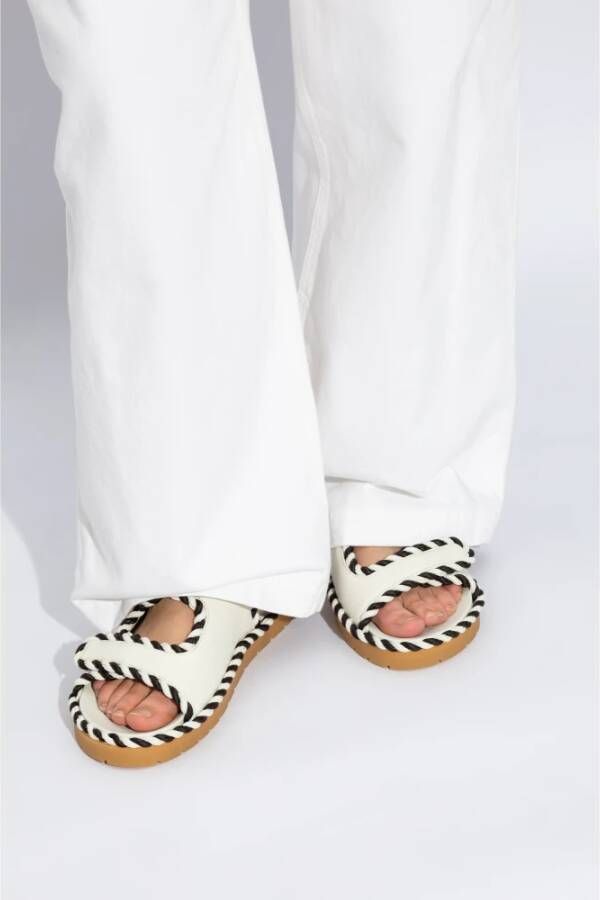 Bottega Veneta 'Jack' Sandalen White Dames